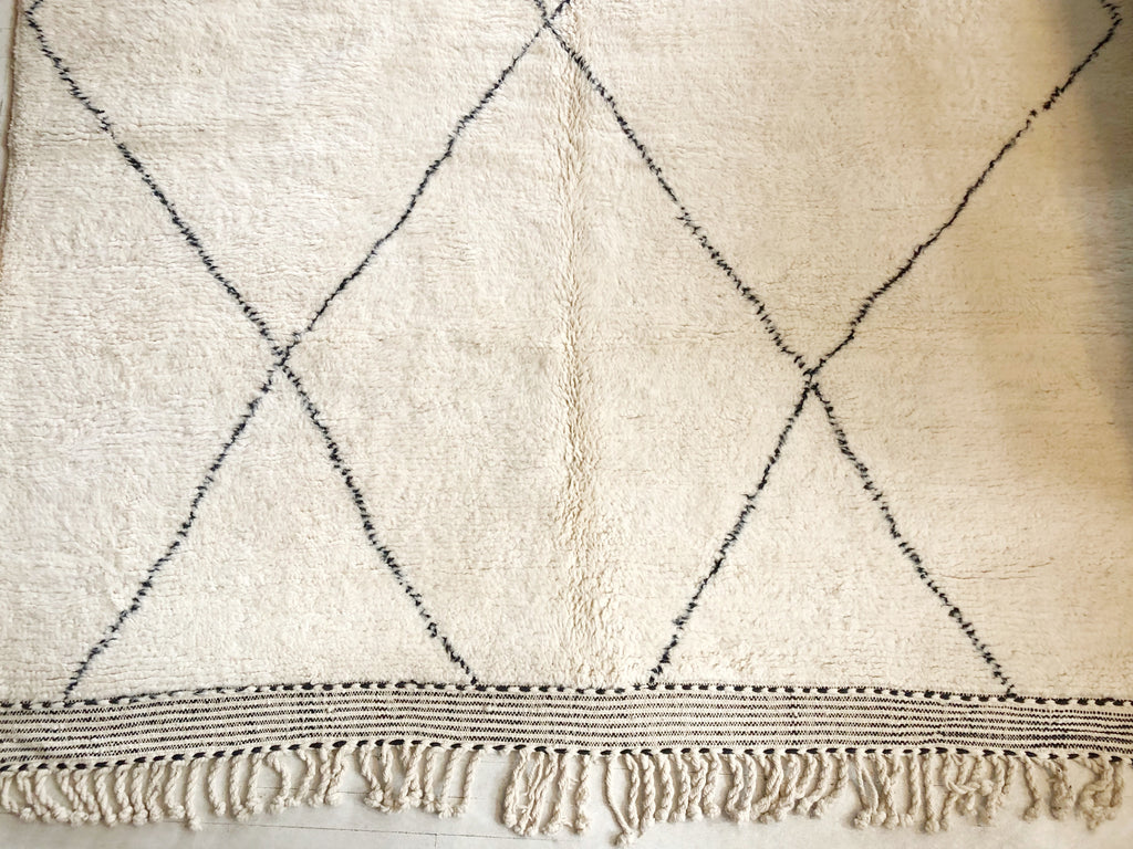 Handknotted Wool Rug - 6'8"W x 9'3'L