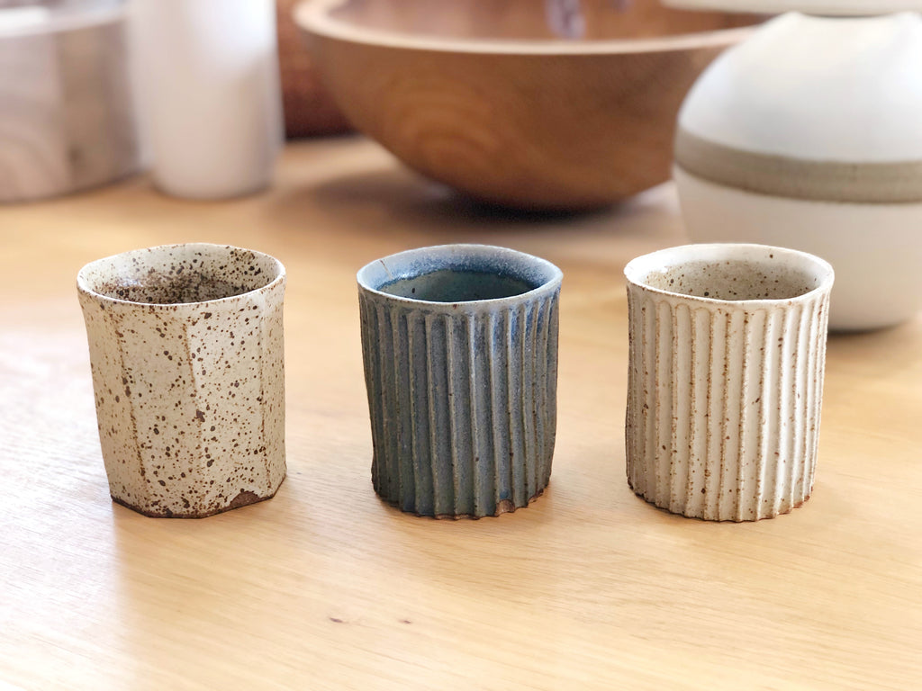 Ceramic Carved Tumbler