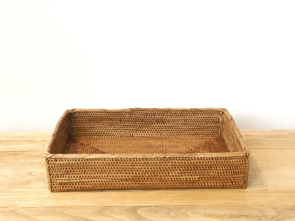 Handwoven Grass Tray Large
