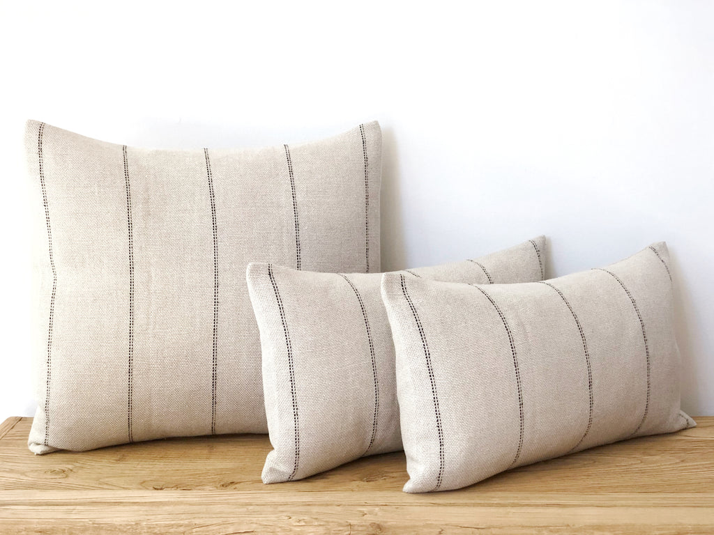 Linen Striped Pillow