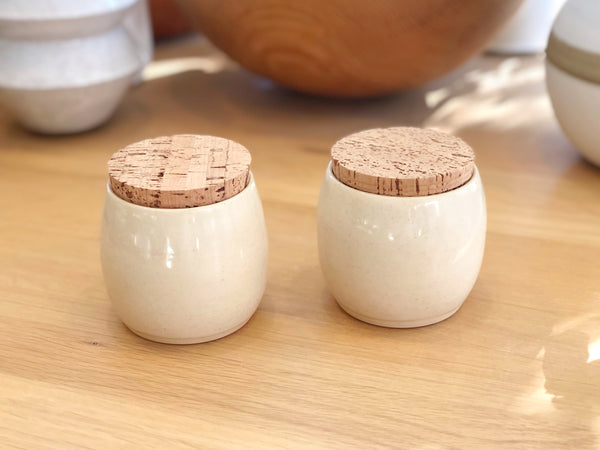 Ceramic Corked Canister