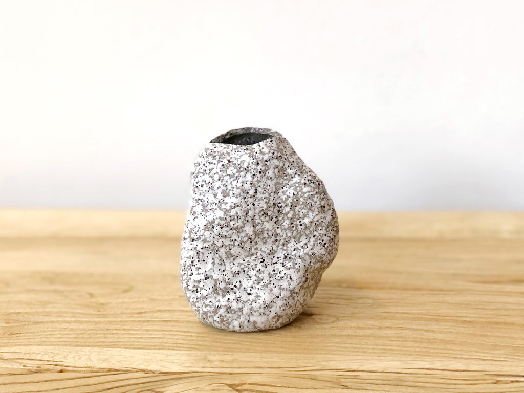 Ceramic Stone Vase Small Tall