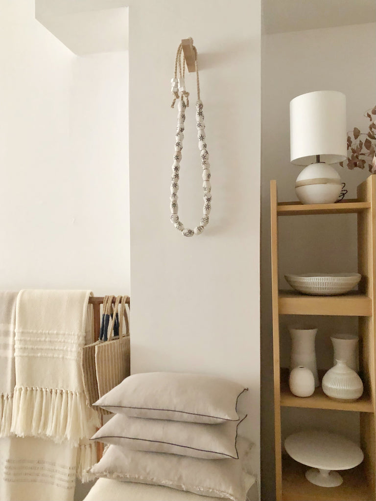 Hand-Painted Ceramic Garland