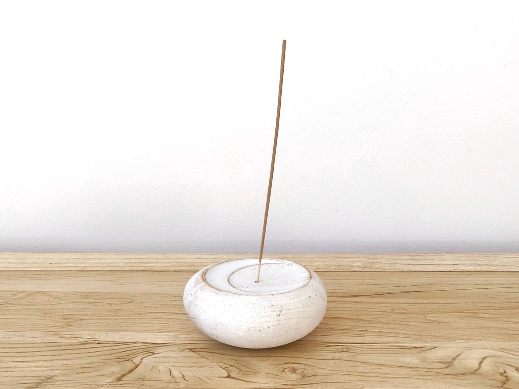 Hand-Painted Ceramic Incense Holder