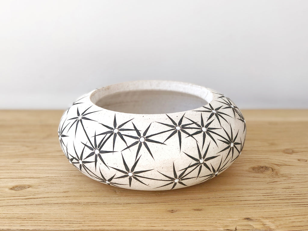 Hand-Painted Ceramic Large Bowl
