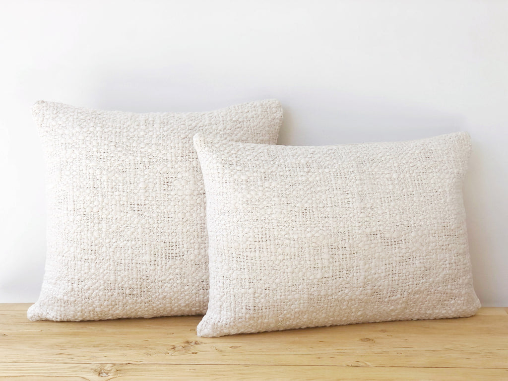 Handwoven Organic Cotton Pillow Lumbar
