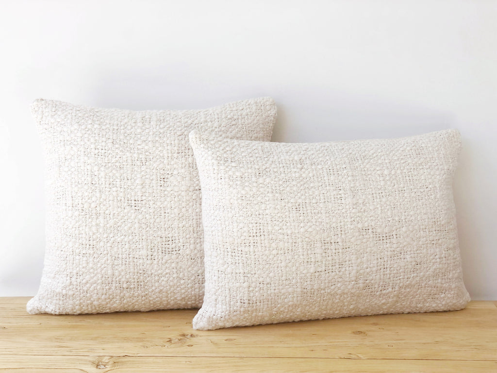 Handwoven Organic Cotton Pillow Square