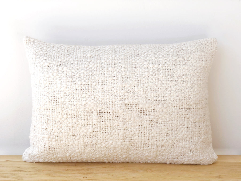 Handwoven Organic Cotton Pillow Lumbar