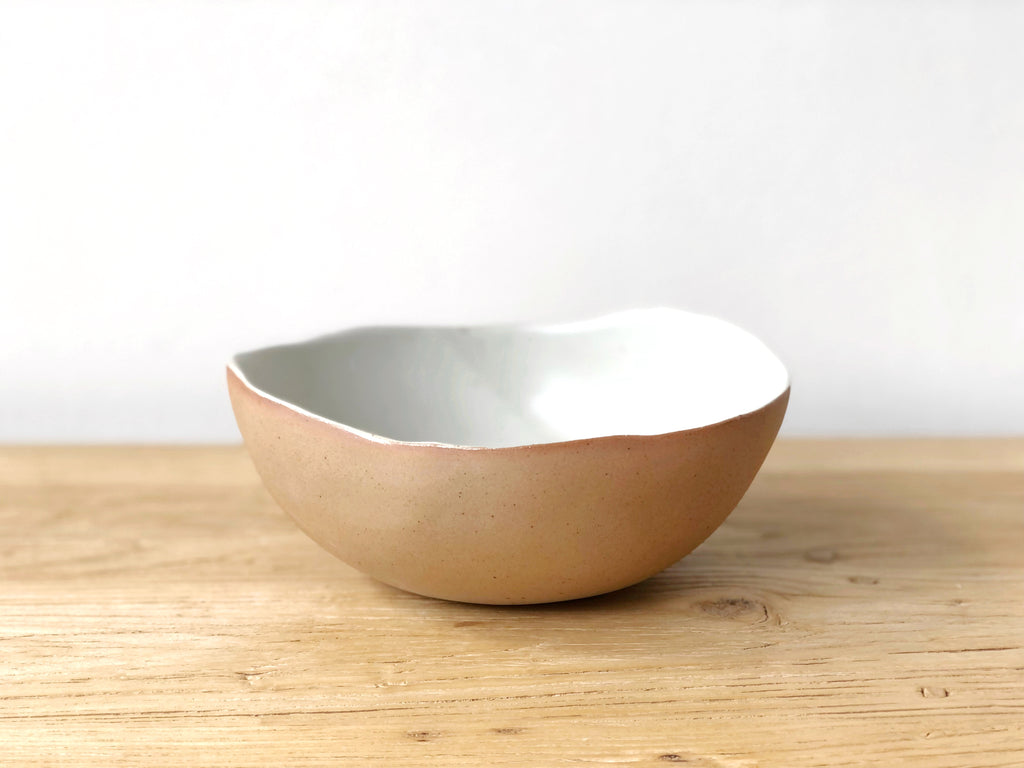 Ceramic Eggshell Small Bowl