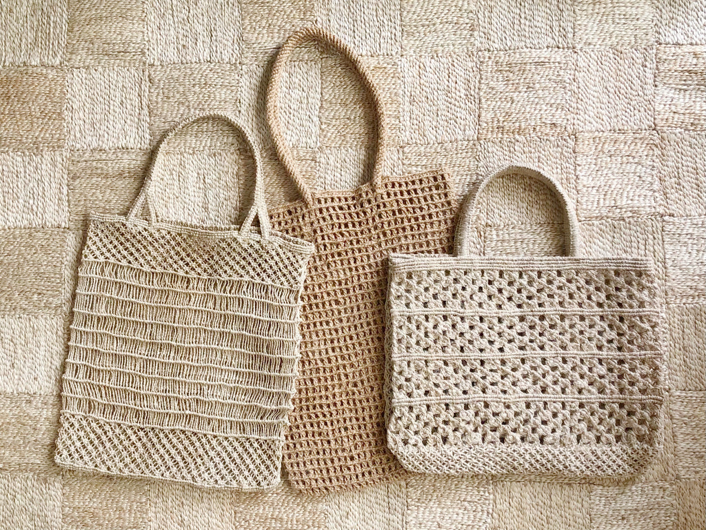 Handwoven Jute Crochet Tote