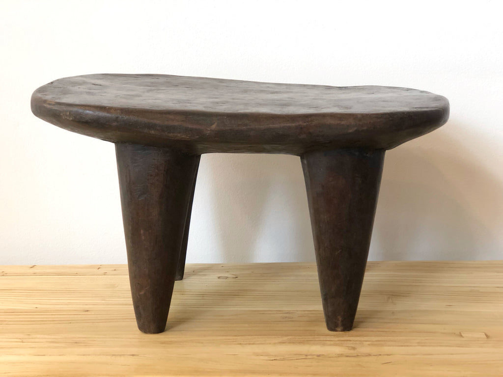 Handcarved Vintage African Medium Stool