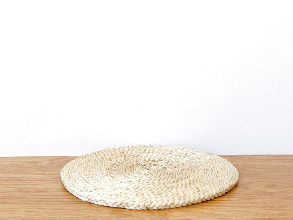 Handwoven Jute Placemat Natural