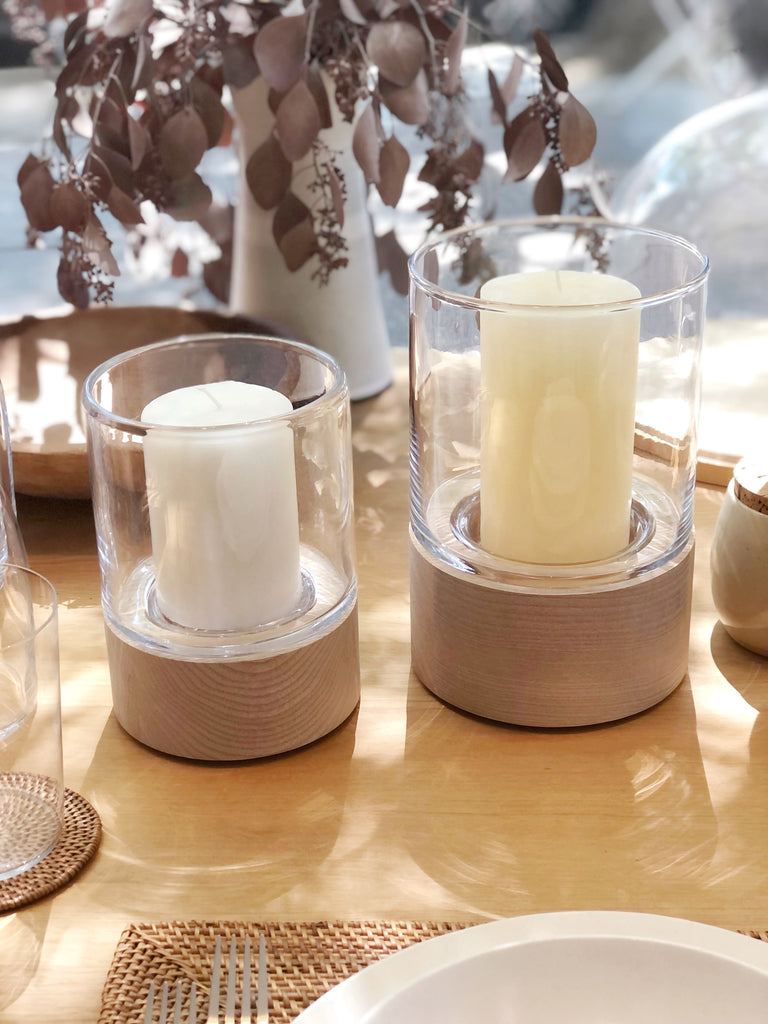 Handblown Glass Lantern / Vase
