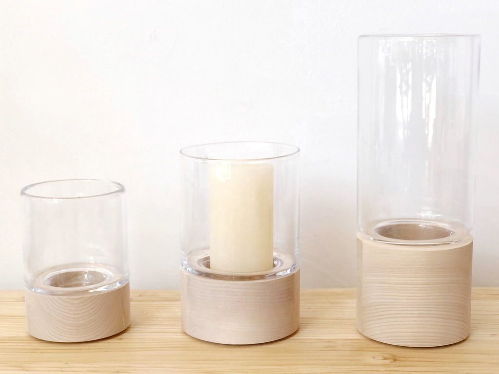 Handblown Glass Lantern / Vase