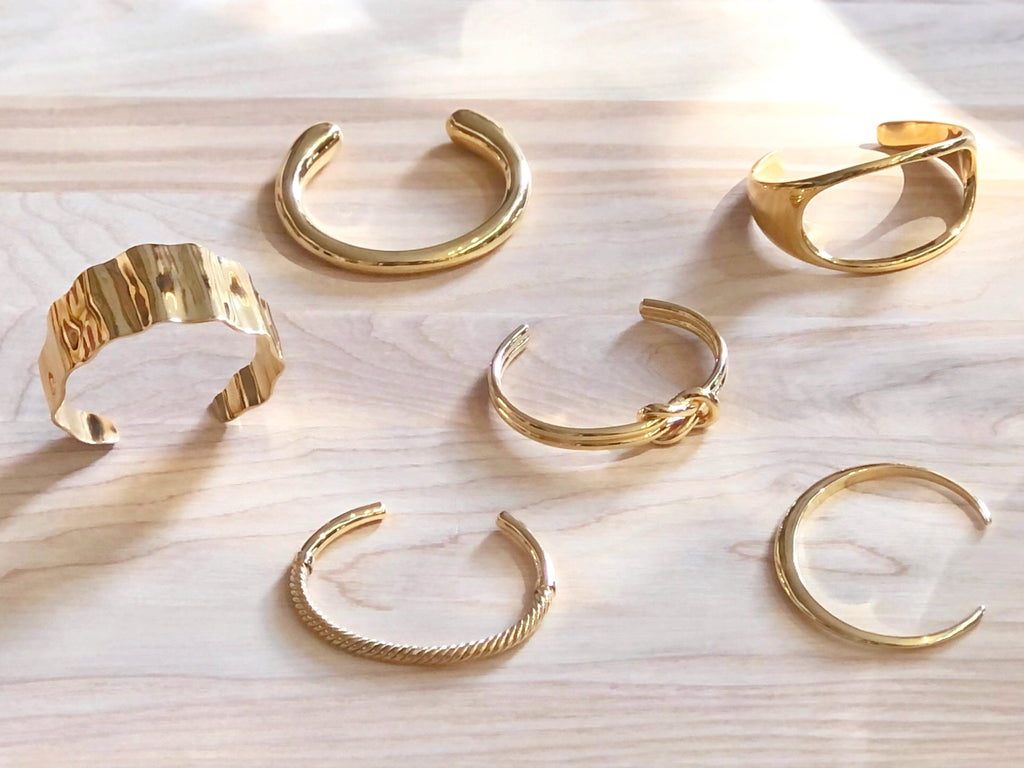 Gold Plated Brass Cuff