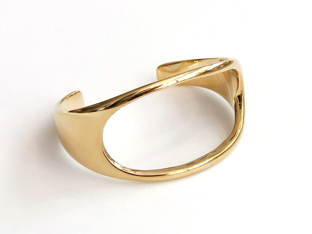 Gold Plated Brass Cuff