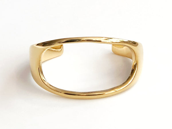 Gold Plated Brass Cuff