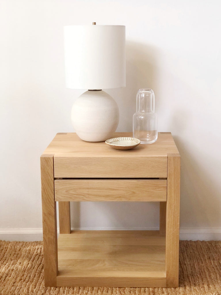 Oak Bedside Table