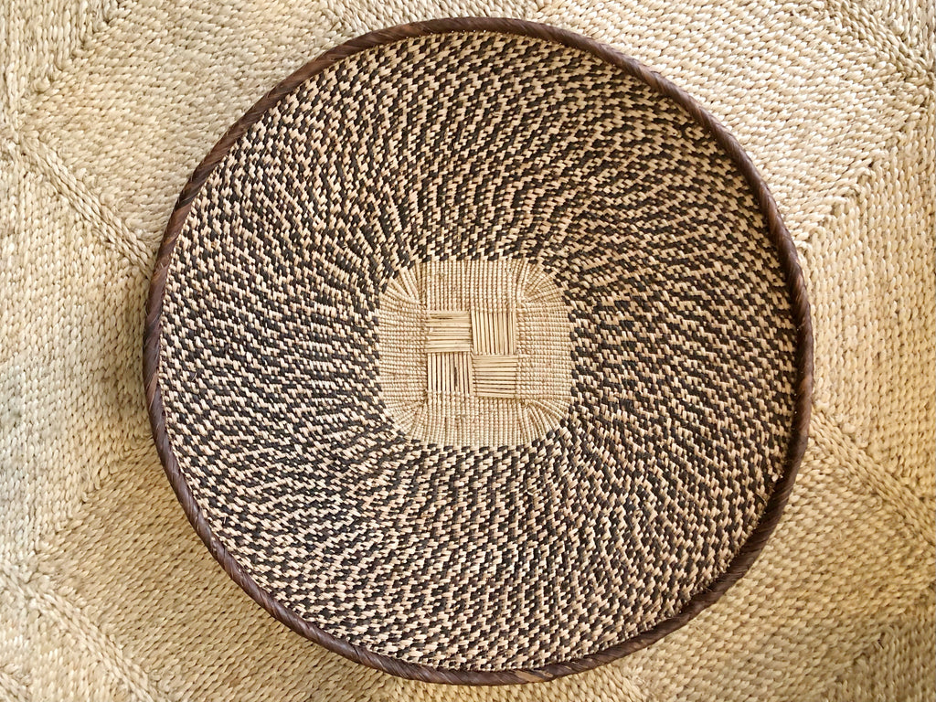 Handwoven Basket Tray Extra Large
