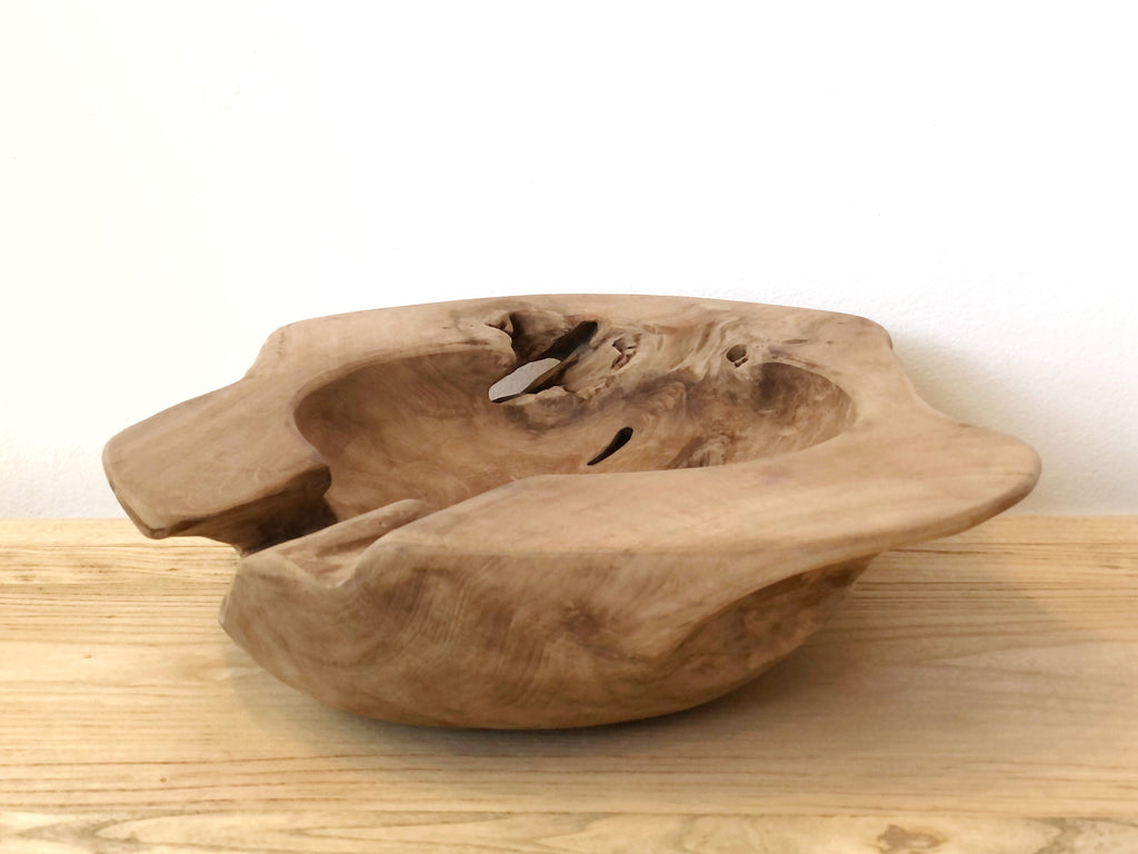 Teak Organic Large Bowl