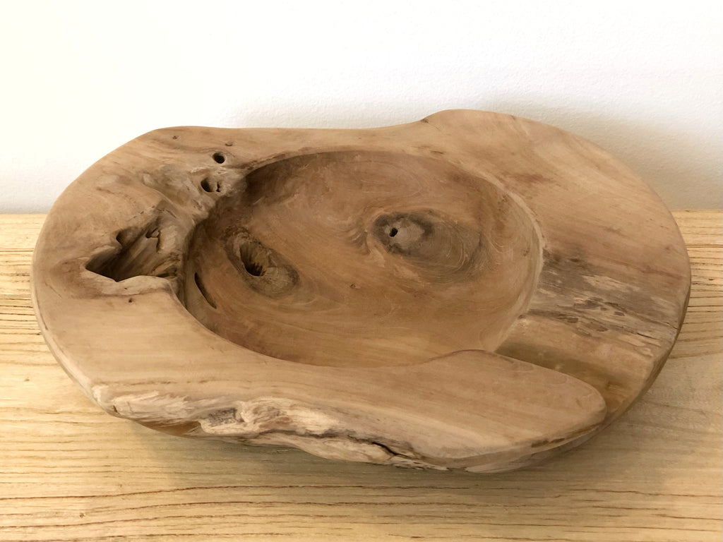 Teak Organic Large Bowl