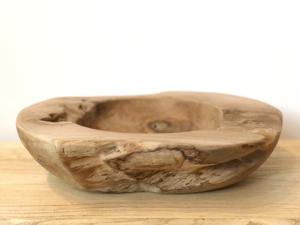 Teak Organic Large Bowl