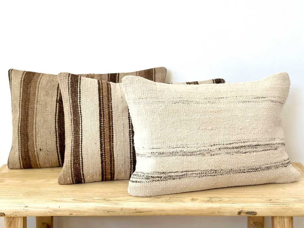Handwoven Vintage Kilim Pillow