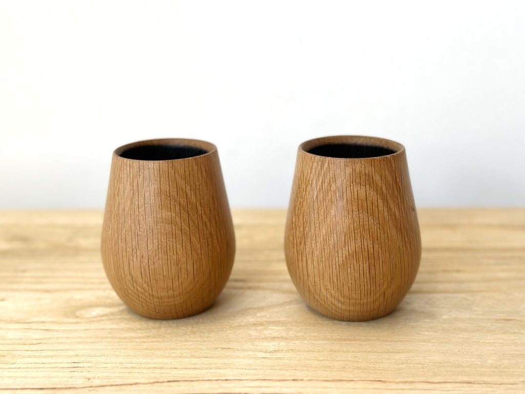 Solid Oak Tumblers Gift Set