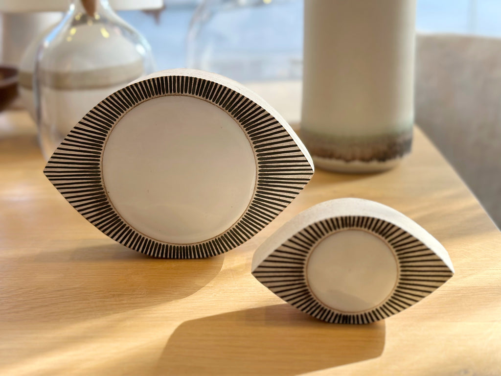 Hand-Painted Ceramic Eye Small