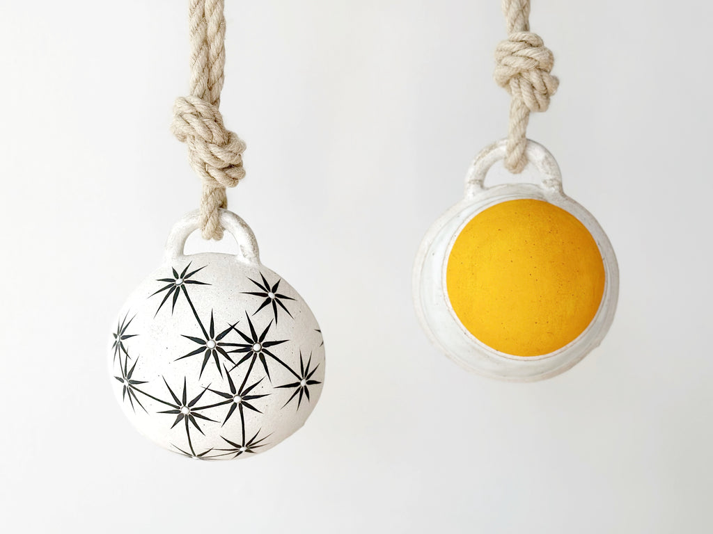 Hand-Painted Ceramic Bell