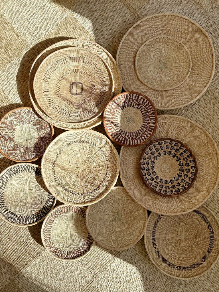 Handwoven Basket Tray Extra Large
