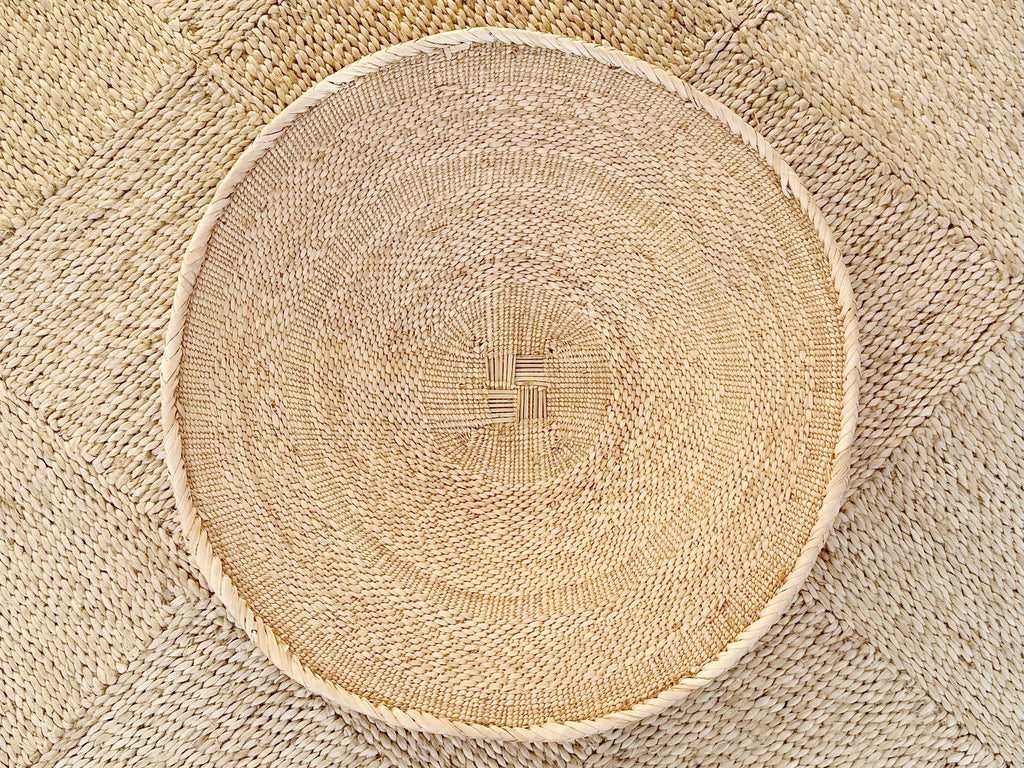 Handwoven Basket Tray Extra Large