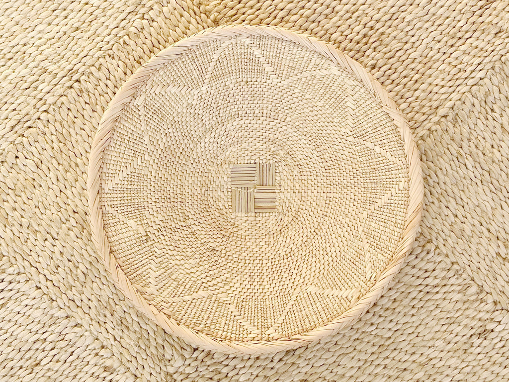 Handwoven Basket Tray Small