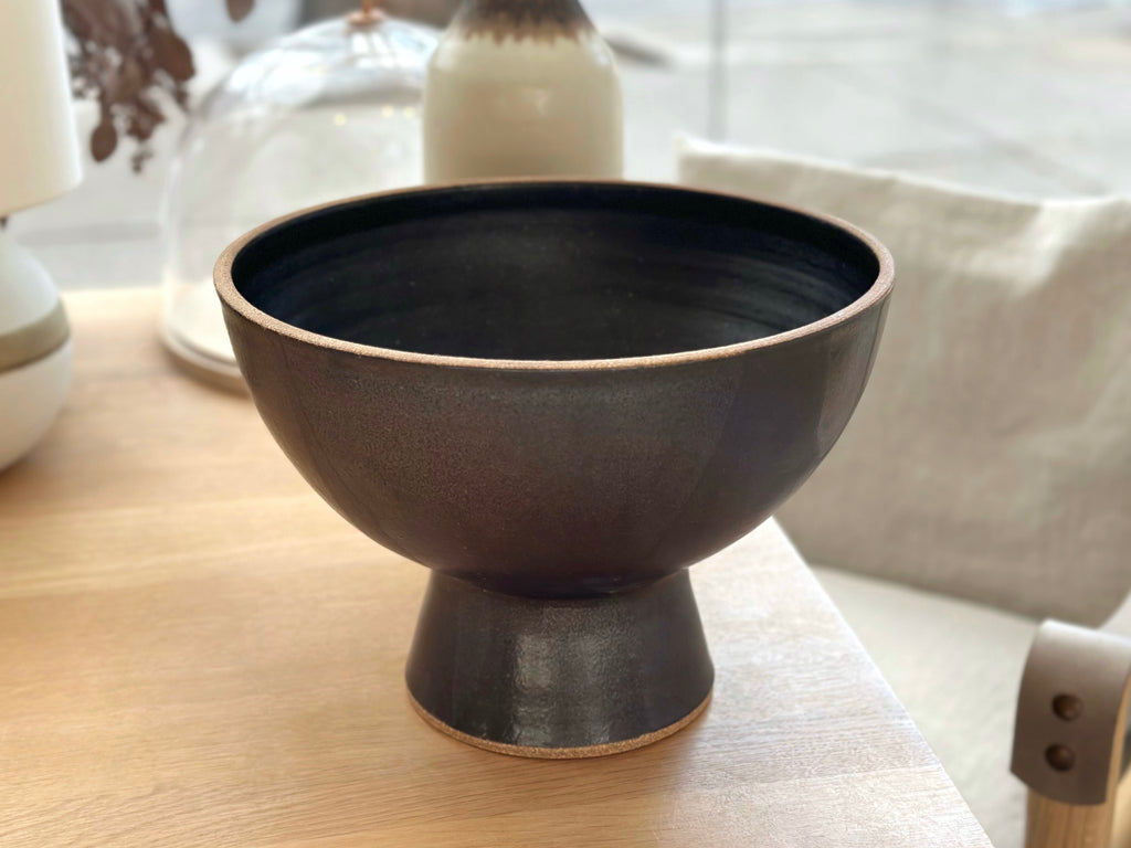 Ceramic Large Pedestal Bowl