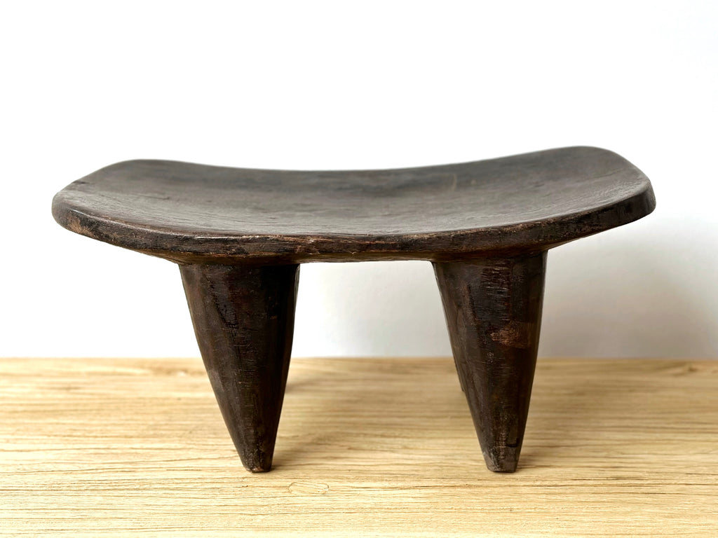 Handcarved Vintage African Small Stool