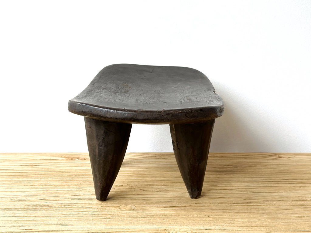 Handcarved Vintage African Small Stool