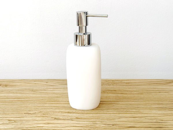 Hand-Sculpted Resin Soap Dispenser Square
