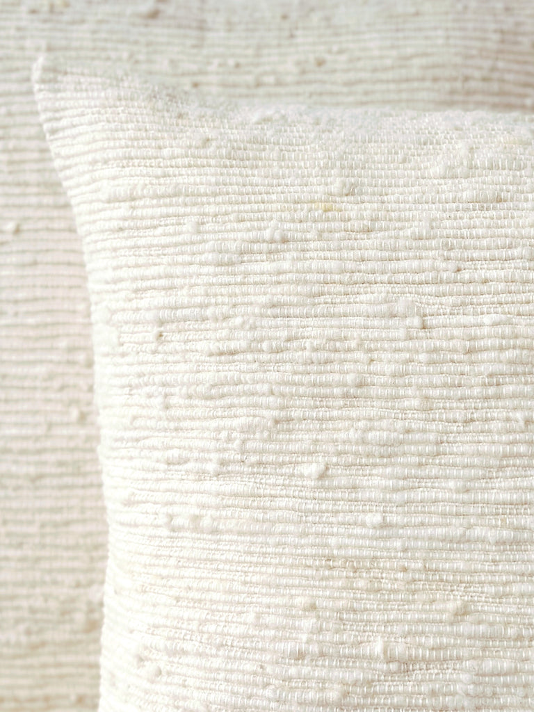 Handwoven Wool Cotton Pillow Square