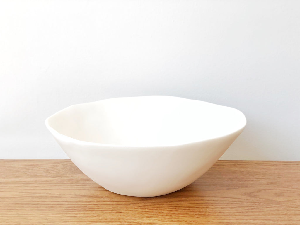 Hand-Sculpted Resin Salad Bowl