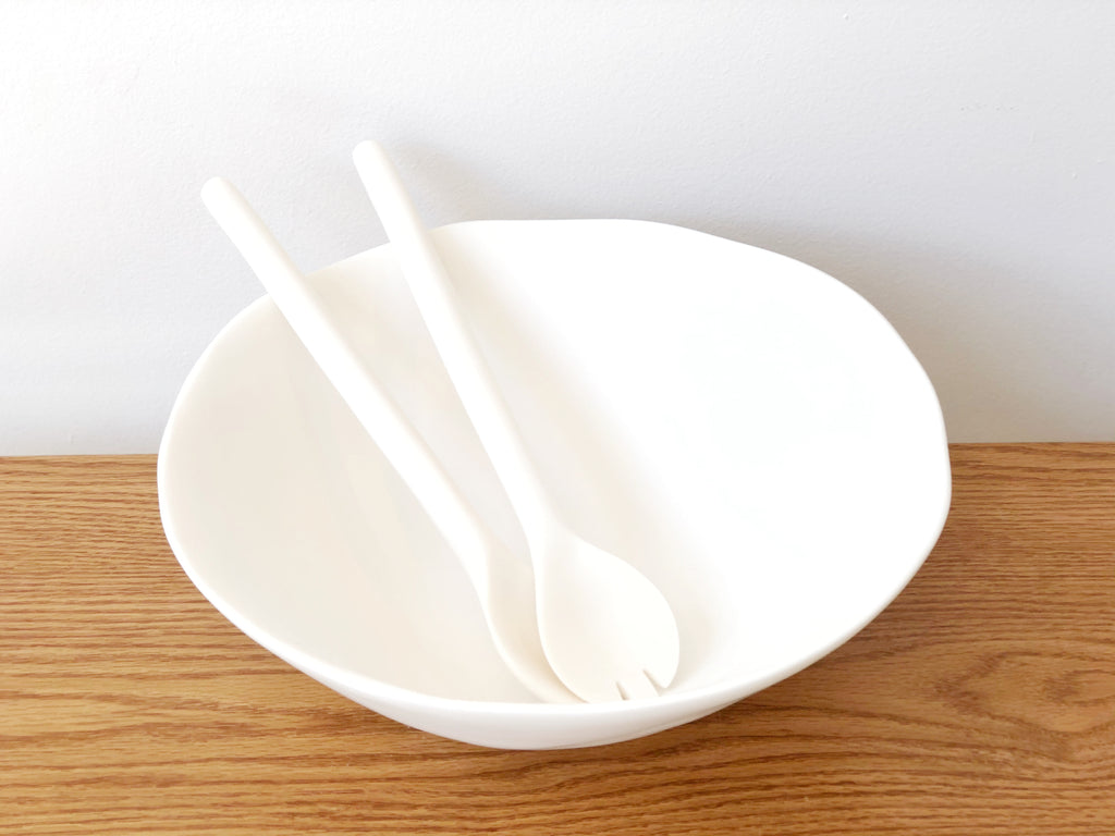 Hand-Sculpted Resin Salad Bowl