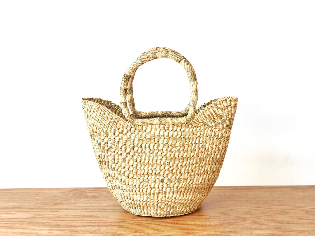 Handwoven Basket Tote Mini