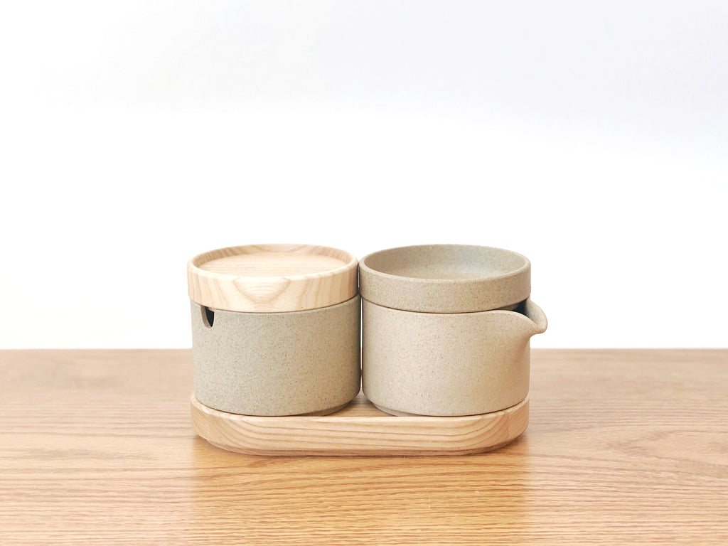 Porcelain Sugar and Creamer Set