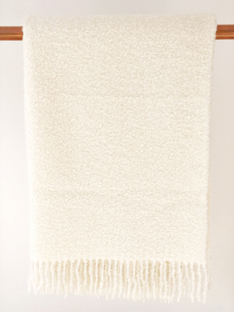 Alpaca Boucle Throw