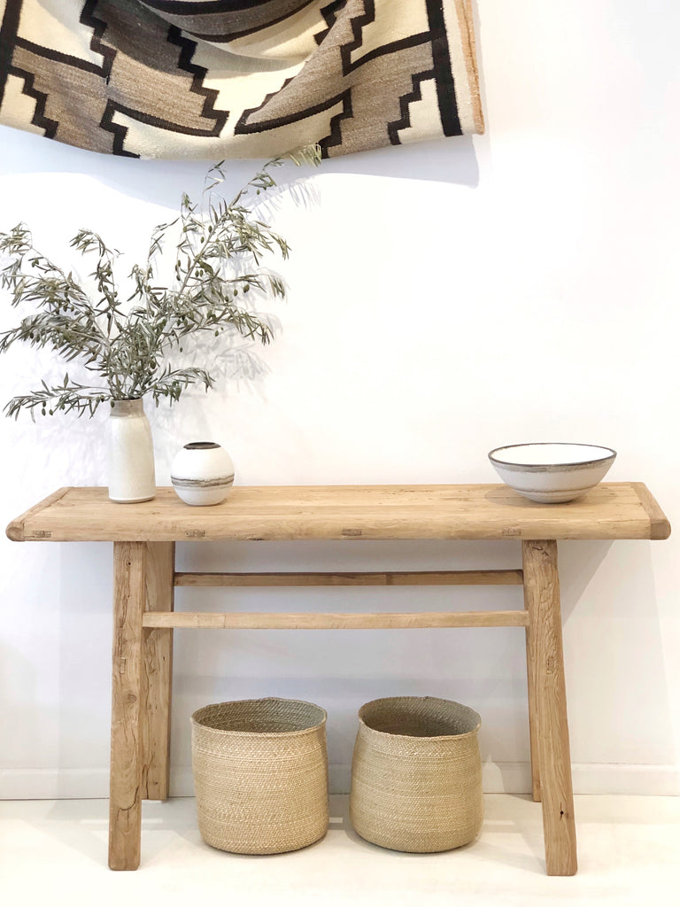 Wood Table Console