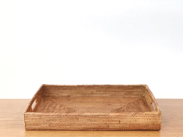 Handwoven Grass Serving Tray