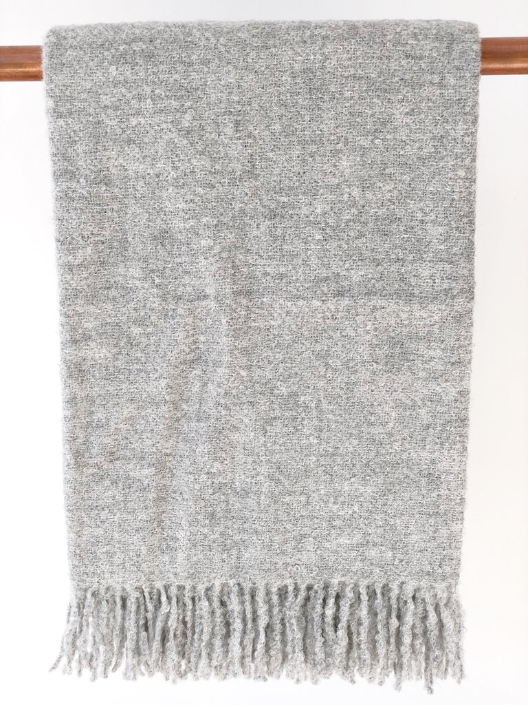 Alpaca Boucle Throw