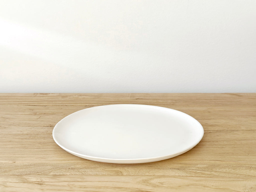 Ceramic White Salad Plate