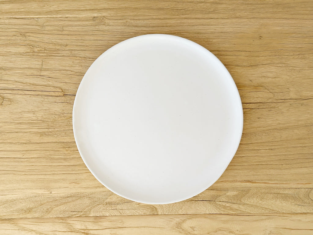 Ceramic White Salad Plate