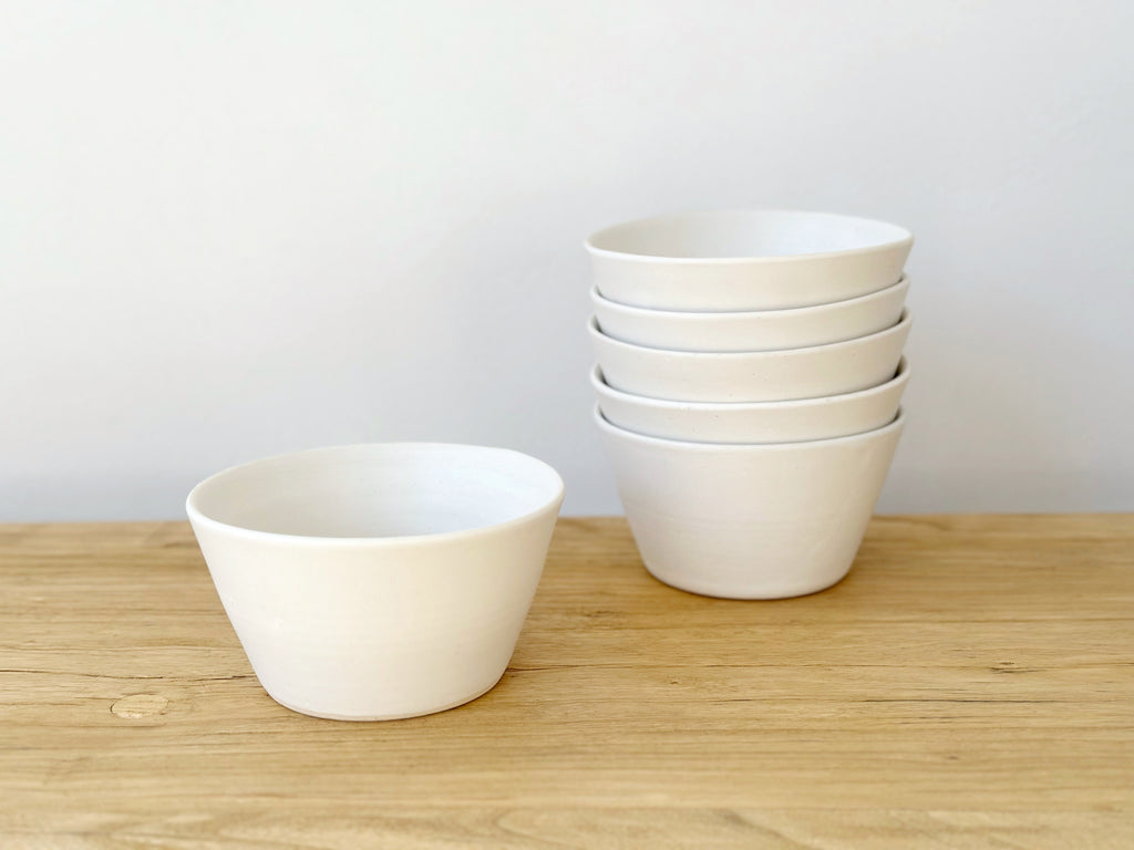 Ceramic White Soup Bowl