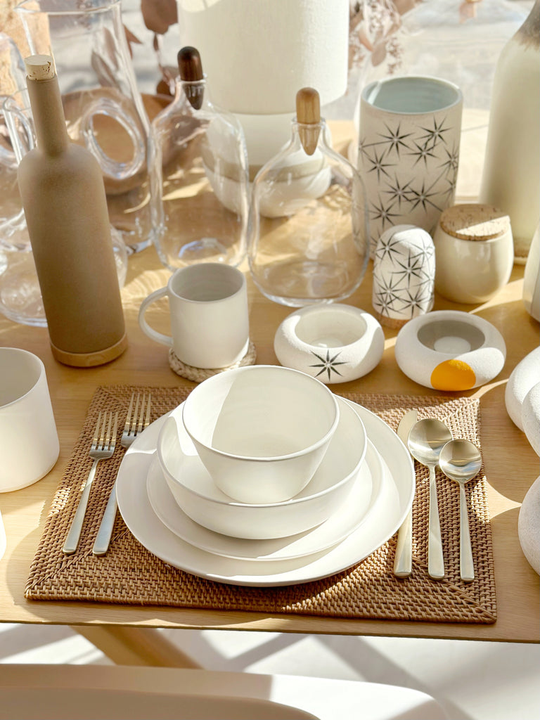 Ceramic White Dinner Plate